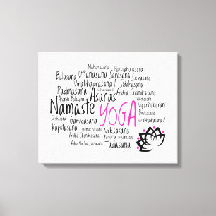 Toile Élégant décor de yoga