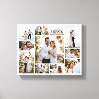 Élégant moderne minimaliste photo collage simple p