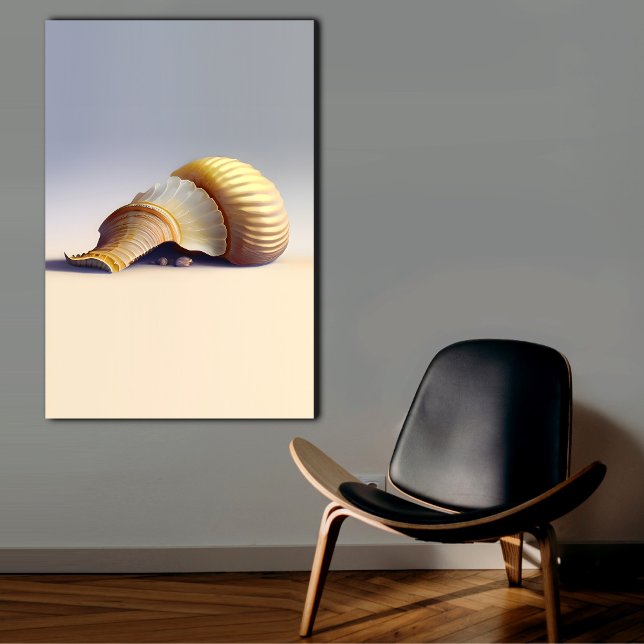 Toile Elégant Mur Côtier Art Nautilus Shell (Créateur téléchargé)