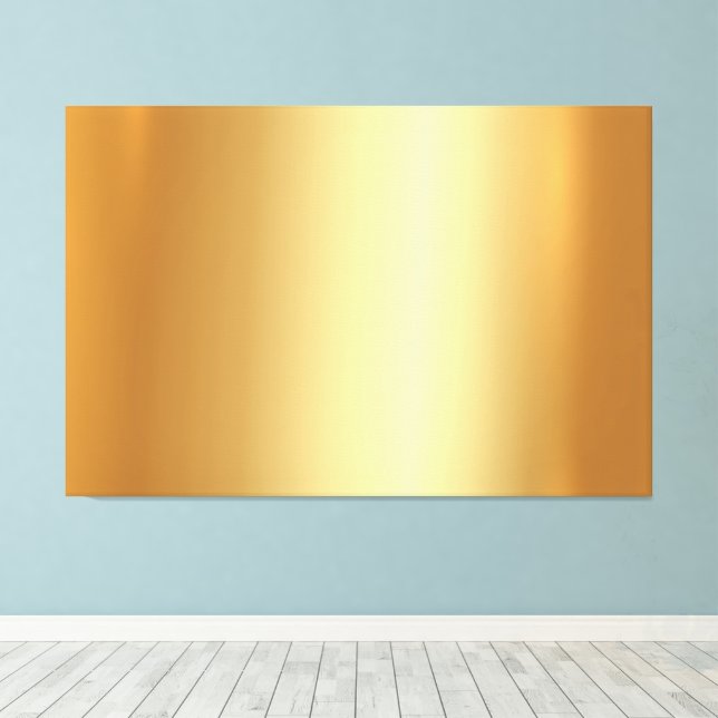 Toile Elegant Upload Your Photo on Gold Background XXL (Insitu (Plancher de Bois))