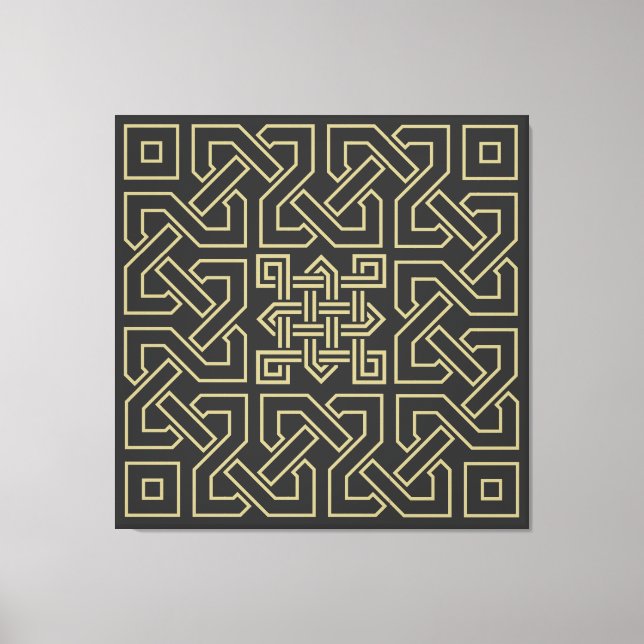 Toile élément calligraphie arabe symbole ornement islami (Recto)
