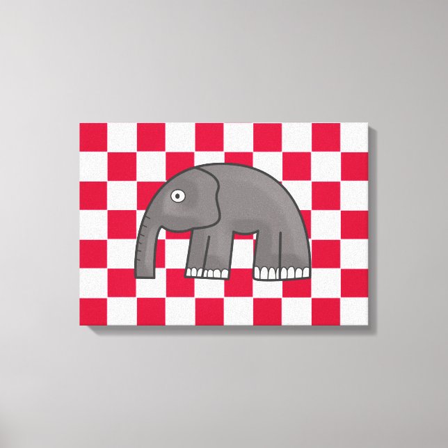 Toile éléphant (Recto)