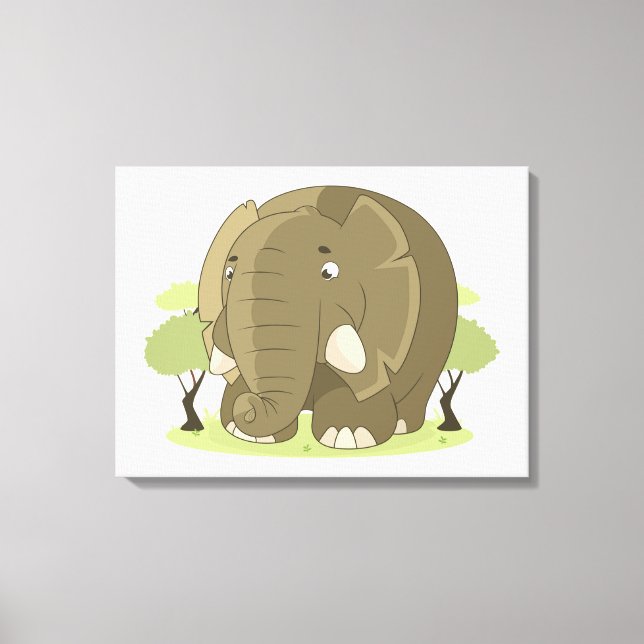 Toile Eléphant (Recto)