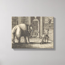 Elephant et le libraire, anonyme