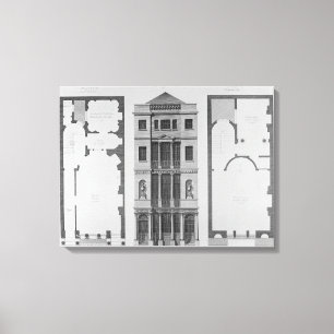 Toile Élévation de la British Coffee House