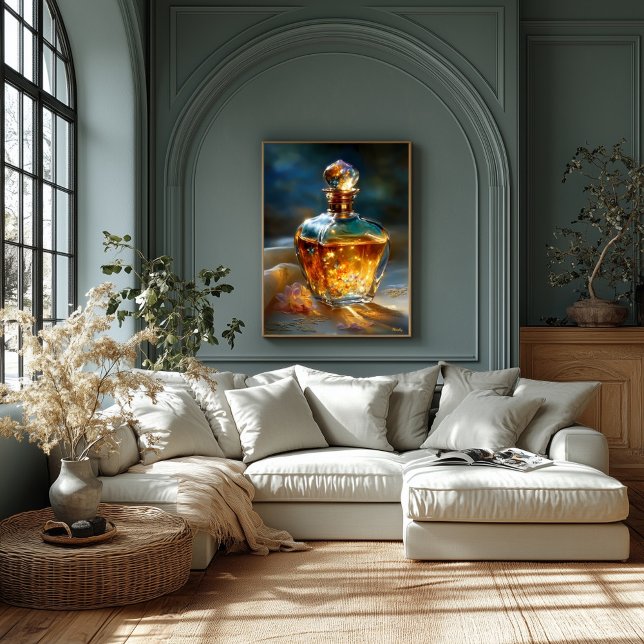 Toile Élixir de Stardust - Lumière cosmique dans une bou (Créateur téléchargé)