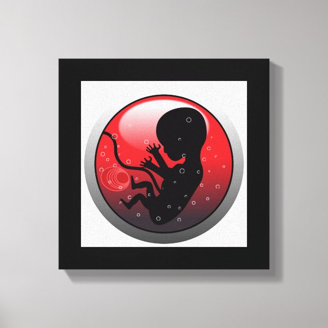 TOILE EMBRYO BÉBÉ HUMAIN (Recto)