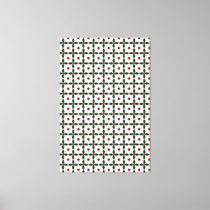 Toile Emerald Diamond Gemstone Art Green