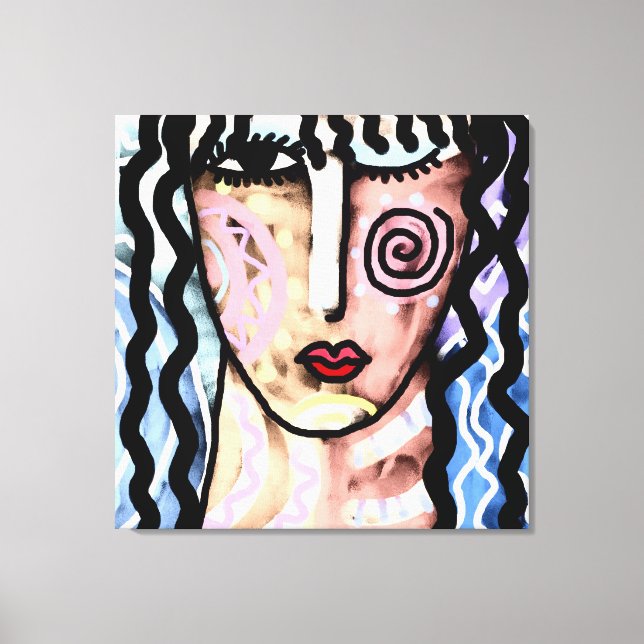 Toile Émotions mixtes Peinture numérique Abstraite (Recto)