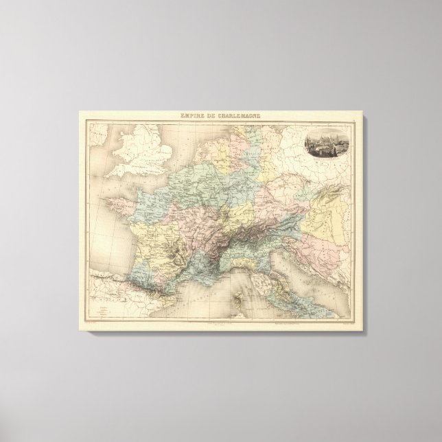 Toile Empire de Charlemagne (Recto)