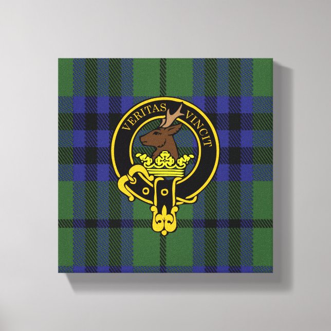 Toile Empreinte Keith Scottish Crest et Tartan Canvas (Recto)
