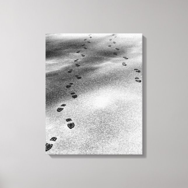 Toile Empreintes de neige (Recto)