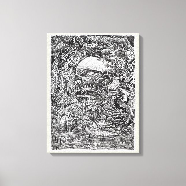 Toile En attendant le Maelstrom (Recto)