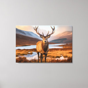 Toile en Elk de Yellowstone