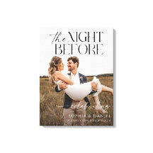 Toile encadrée La Nuit Avant Le Dîner De Répétitio