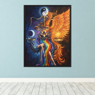 Toile encadrée Phoenix Spiritual