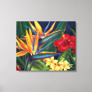 Toile encadrée Tropical Paradise Hawaïen