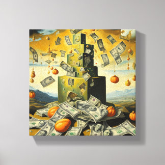 Toile Encaisse citrouille