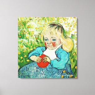 Toile Enfant avec orange, 1890. Vincent van Gogh