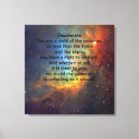 Enfant de Desiderata de l'univers