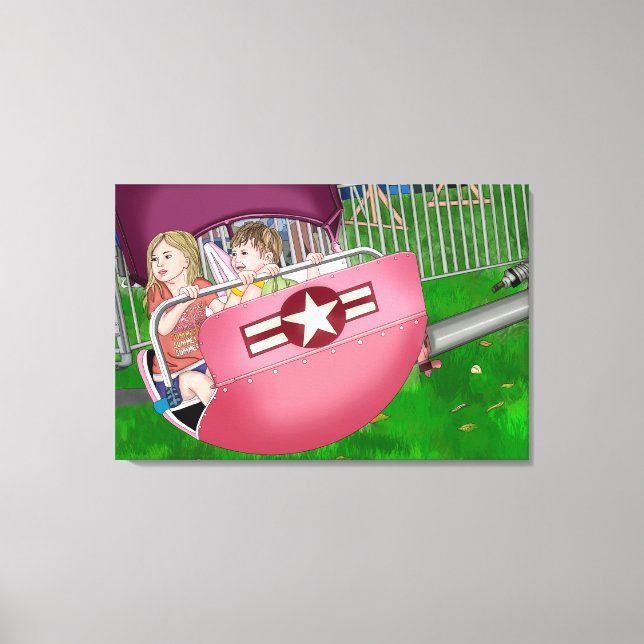 Toile Enfants en art lunaire du Carnaval (Recto)