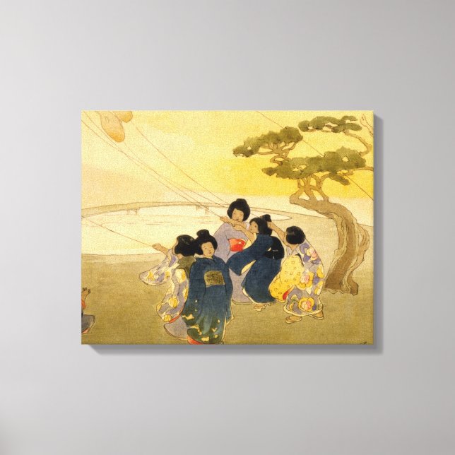 Toile Enfants Japonais - Bertha Lum - 1913 (Recto)