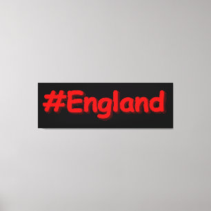 Toile "#England" Joli Design. Commandez dès maintenant 
