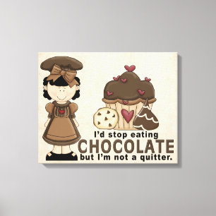 Toile enrobée au chocolat