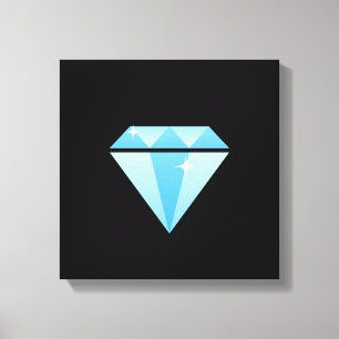 Toile enrobée de diamant