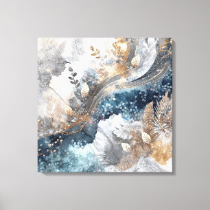 Toile enrobée d'encre d'hiver