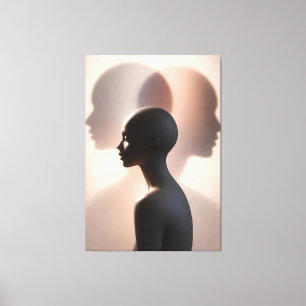Toile enroulée, Taille : 25,40 cm x 20,32 cm