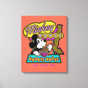 Toile Enseigne de la Maison de Nouilles de Mickey Mouse
