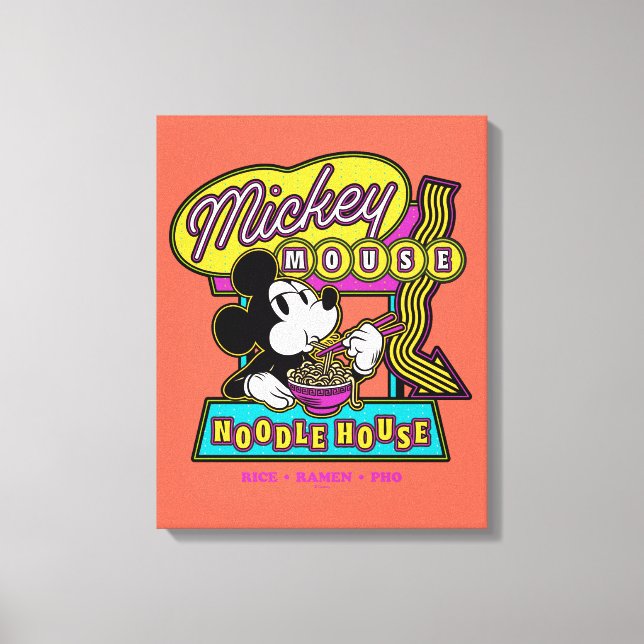 Toile Enseigne de la Maison de Nouilles de Mickey Mouse (Recto)