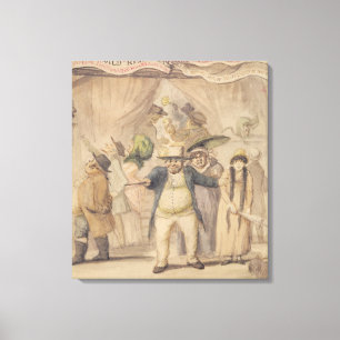 Toile Entrée à la tente de l'exposition de Pidcock à 