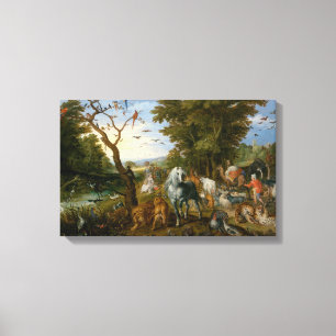 Toile Entrée des animaux dans l'arche de Noé (Brueghel)