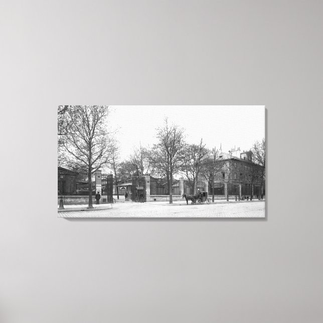 Toile Entrée du quai "La Halle aux Vins" (Recto)