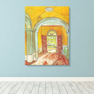 Toile Entrée Van Gogh Hall de l'hôpital Saint-Paul