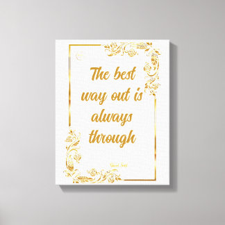Toile Entreprise Motivation Type de givre