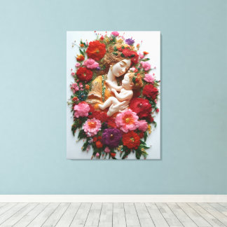 Toile Enveloppé dans les oeillets, Né de grâce