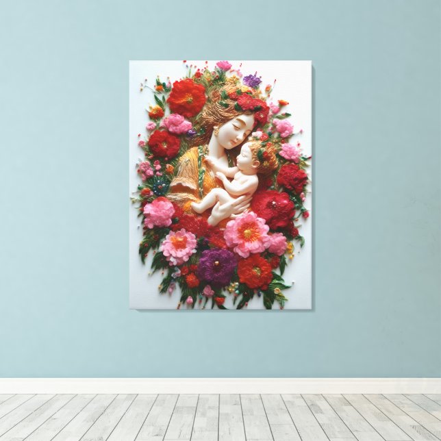 Toile Enveloppé dans les oeillets, Né de grâce (Insitu (Plancher de Bois))