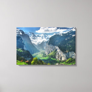 Toile enveloppée Beaux-Arts Impression de Suisse