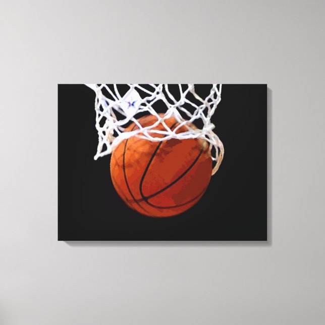 Toile Enveloppée De Basketball (Recto)