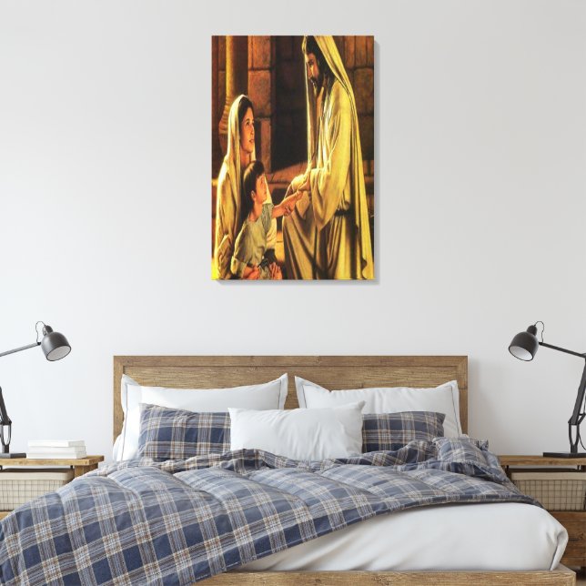 Toile Enveloppée de Jésus Bénédiction (Insitu(Chambre))