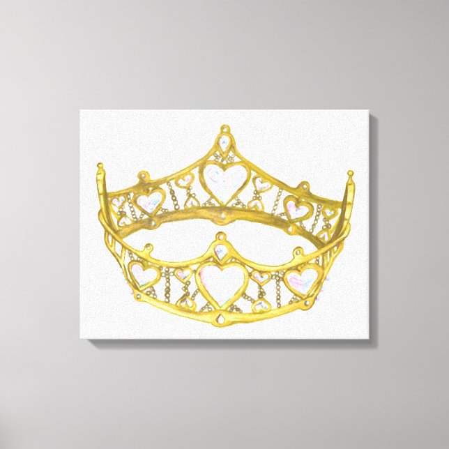 Toile enveloppée de la couronne de la Reine des Co (Recto)