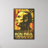 Toile Enveloppée De La Ron Paul