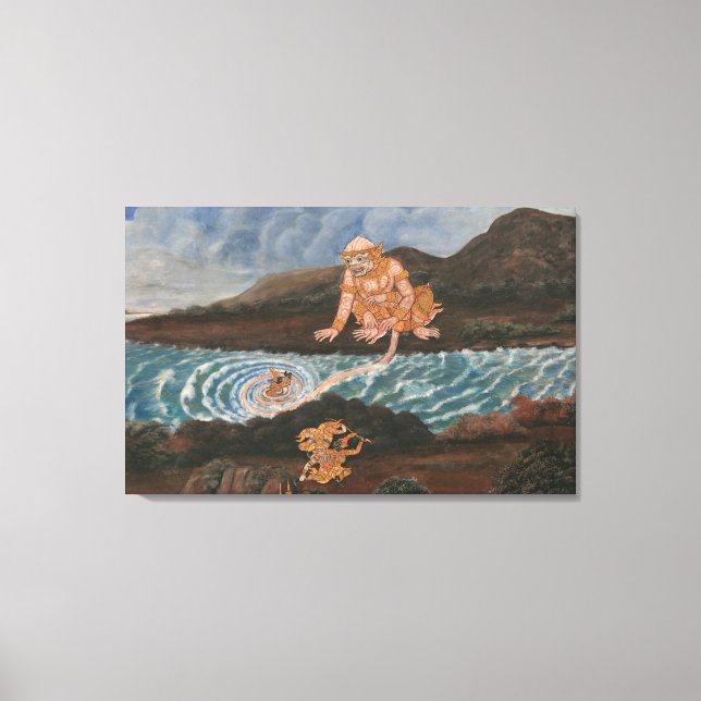 toile enveloppée de l'histoire asiatique (Recto)