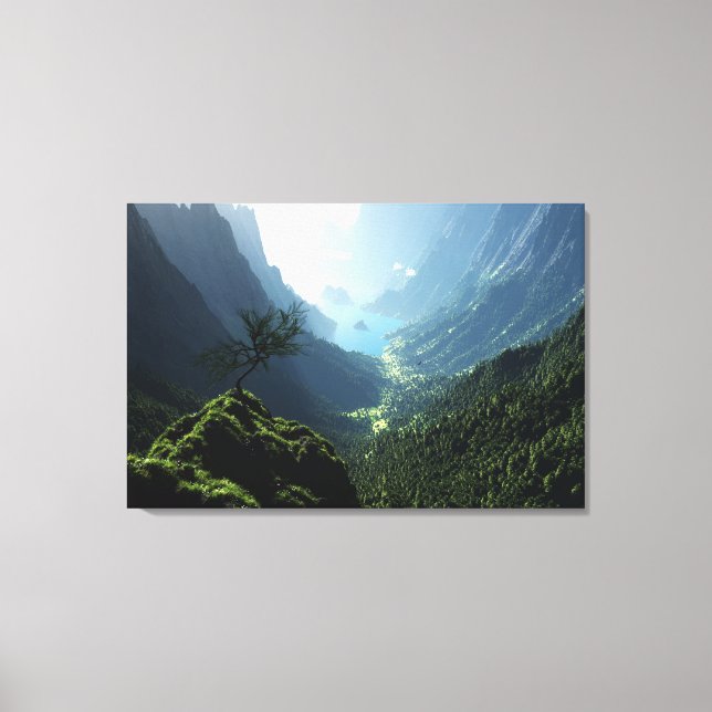 Toile enveloppée de printemps Highland (Recto)