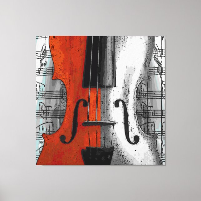 Toile Enveloppée De Violon (Recto)
