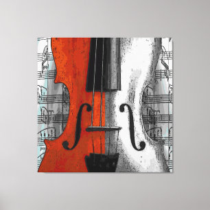 Toile Enveloppée De Violon