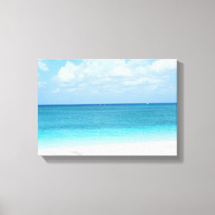 Toile enveloppée de vue d'océan de plage